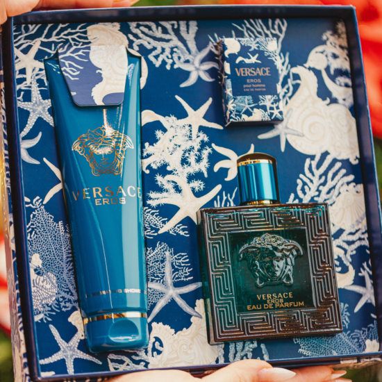 ESTOJO VERSACE EROS FOR MEN EDP+GEL+MINI 255ML
